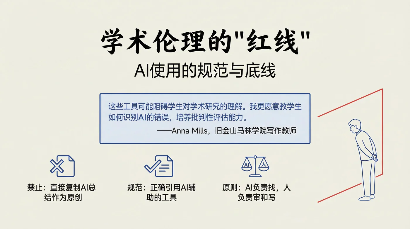 学术伦理的"红线":AI 使用的规范与底线